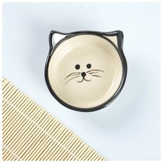 Миска с ушами фарфор 0,15 л 1395422 Борисовская керамика