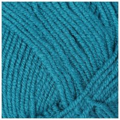 Пряжа "Lanagold fine" 49% шерсть, 51% акрил 390м/100гр (640 павлиновая зелень) 2857550 Alize