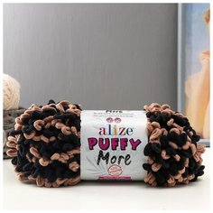 Пряжа "Puffy more" 100 % микрополиэстер 11,5м/150г (6289) 6031198 Alize