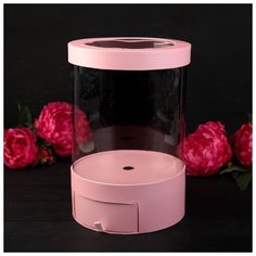 Коробка подарочная круглая 20*20*32.5 см 3502289 Сима ленд