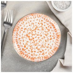 Тарелка "Мараканка" 15х2 см, цвет оранжевый 5094338 Сима ленд