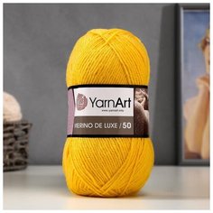 Пряжа "Merino de luxe 50" 50% шерсть, 50% акрил 280м/100г (586) 5495215 Yarn Art