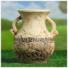 Ваза настольная "Афина", шамот, 24 см 1123782 Керамика ручной работы