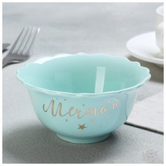 Миска классический стиль "Мечтай", голубая, 12 см 4437544 Дорого внимание