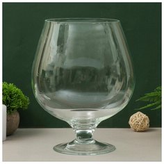 Ваза "Бренди" бокал на ножке d-17.5см, h-29х23,5см, 7л 2073 758521 Evis