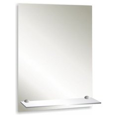 Зеркало «Прямоугольник», настенное, с полочкой, 39×59 cм 1178985 Сима ленд