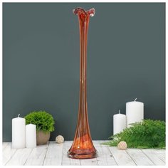 Ваза "Сияние" красно-марганцевая 51 см 1298260 Сима ленд