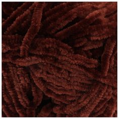 Пряжа "Velour" 100% микрополиэстер 170м/100г (852 шоколад) 3440523 Yarn Art