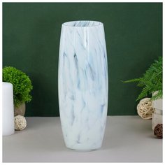 Ваза "Бочка" 26 см, белая 2176655 Сима ленд