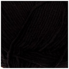 Пряжа "Cotton Gold" 55% хлопок, 45% акрил, 330м/100гр (60 черный) 1329979 Alize