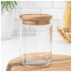 Банка с крышкой "PURE JAR CORK" 1000 мл 5456683 Luminarc