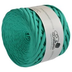 Пряжа трикотажная широкая "Saltera" 100м/300гр, ширина 7-9 мм (11 мята) 4534578