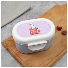 Контейнер для хранения продуктов "Ищу еду", с ложкой 5308186 Дорого внимание