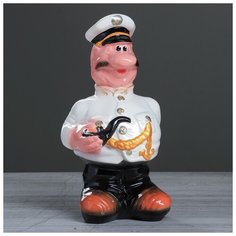 Копилка "Капитан", глянец, 29 см 884504 Керамика ручной работы