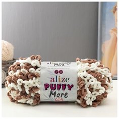 Пряжа "Puffy more" 100 % микрополиэстер 11,5м/150г (6261) 6031197 Alize