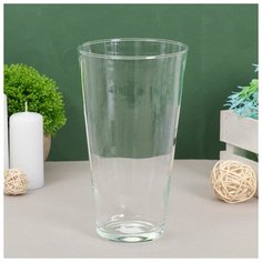 Ваза "Тициано" 20х11см 1,08л конус 1185859 Evis