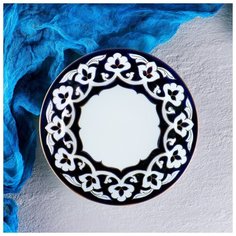 Тарелка 210 код 1008 Пахта в золоте 21см 4514721 Turon Porcelain