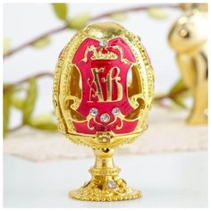 Яйцо-шкатулка «ХВ» (ангел), 3,6 х 6,5 см 3869574 Сима ленд