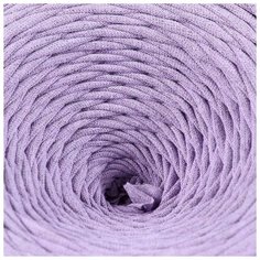 Пряжа трикотажная широкая "Saltera" 100м/300гр, ширина 7-9 мм (110 лаванда меланж) 4589099