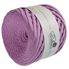 Пряжа трикотажная широкая "Saltera" 100м/300гр, ширина 7-9 мм (38 лиловый) 4534587