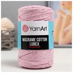 Пряжа "Macrame cotton lurex" 75%хлопок, 13%полиэст., 12%металлик 205м/250гр (732) 5504900 Yarn Art