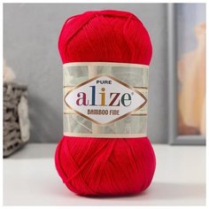 Пряжа "Bamboo Fine" 100% бамбук, 440м/100гр (70 малина) 5505406 Alize