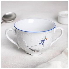 Бульонная чашка 330 мл "Рококо Гуси" 5312537 Cmielow