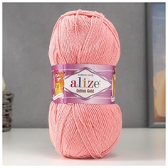 Пряжа "Cotton Gold" 55% хлопок, 45% акрил, 330м/100гр (460) 5505371 Alize