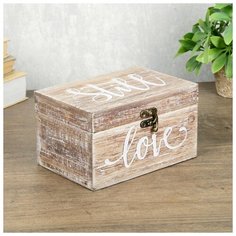 Шкатулка дерево "Всё еще любить" 11х12х18 см 4060625 Сима ленд