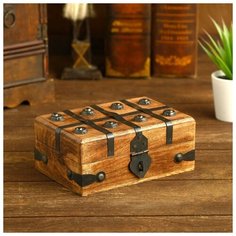 Шкатулка дерево "Иония" 15,2х10,2х6,4 см 4503145 Сима ленд