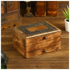 Шкатулка дерево "Палестра" 17,8х12,7х8,9 см 4503161 Сима ленд