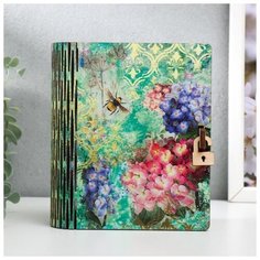 Шкатулка-книга "Гортензии" 14х10 см 5865428 Сима ленд