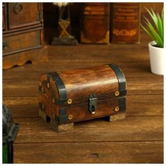 Шкатулка дерево "Апология" 12,7х7,6х7,6 см 4503127 Сима ленд