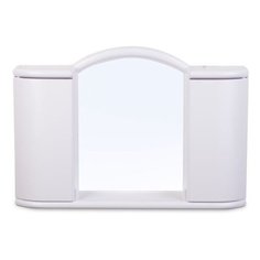 Шкаф-зеркало для ванной BEROSSI Argo АС 119, (ШхГхВ): 59.6х10.8х41 см, снежно-белый