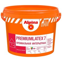 Краска Alpina Expert Premiumlatex 7 полуматовая бесцветный 2.35 л