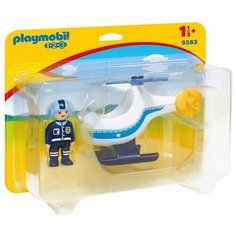 Конструктор Playmobil 1-2-3 9383 Полицейский Вертолет