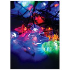 Гирлянда КОСМОС нить 440 см, KOC_GIR30LEDMIX1_RGB, 30 ламп, разноцветный/прозрачный провод Kosmos