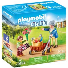 Конструктор Playmobil City Life 70194 Бабушка с ребенком