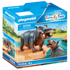 Конструктор Playmobil Family Fun 70354 Бегемот с малышом