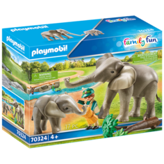 Конструктор Playmobil Family Fun 70324 Среда обитания слонов