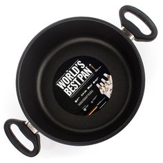 Сотейник AMT Gastroguss AMT824, 24 см, черный