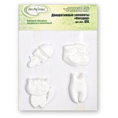 Наборы украшений Mr.Painter DSL Декоративные элементы "Фигурки" 03 "Котик"