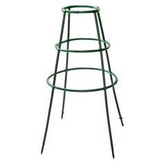 Опора для растений Комплект-Агро "Пирамида", цвет: зеленый