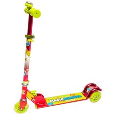 Детский городской самокат TechTeam Magic Scooter, красный