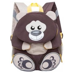 Рюкзак детский Grizzly, для девочек и мальчиков 3-4 года, Медвежонок