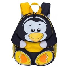 Рюкзак детский Grizzly, для девочек и мальчиков 3-4 года, Пингвин