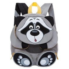 Рюкзак детский Grizzly, для девочек и мальчиков 3-4 года, Енот