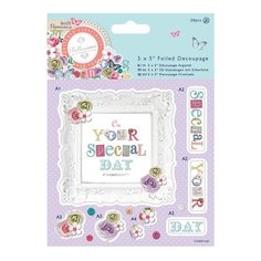 Набор бумаги с высечкой Рамка Bellissima 12,7 х 12,7 см 1 лист Docrafts