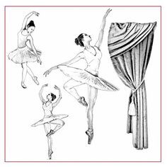 Салфетка рисовая с контуром Танец 50 х 50 см 1 лист Stamperia