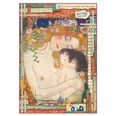 Бумага рисовая мини - формат, сюжет по мотивам картины художника Klimt Le tre et? della donna 21 х 29,7 см (A4) Stamperia